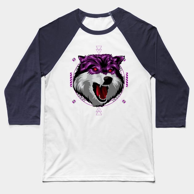 wolf alpha lover Baseball T-Shirt by SHINIGAMII